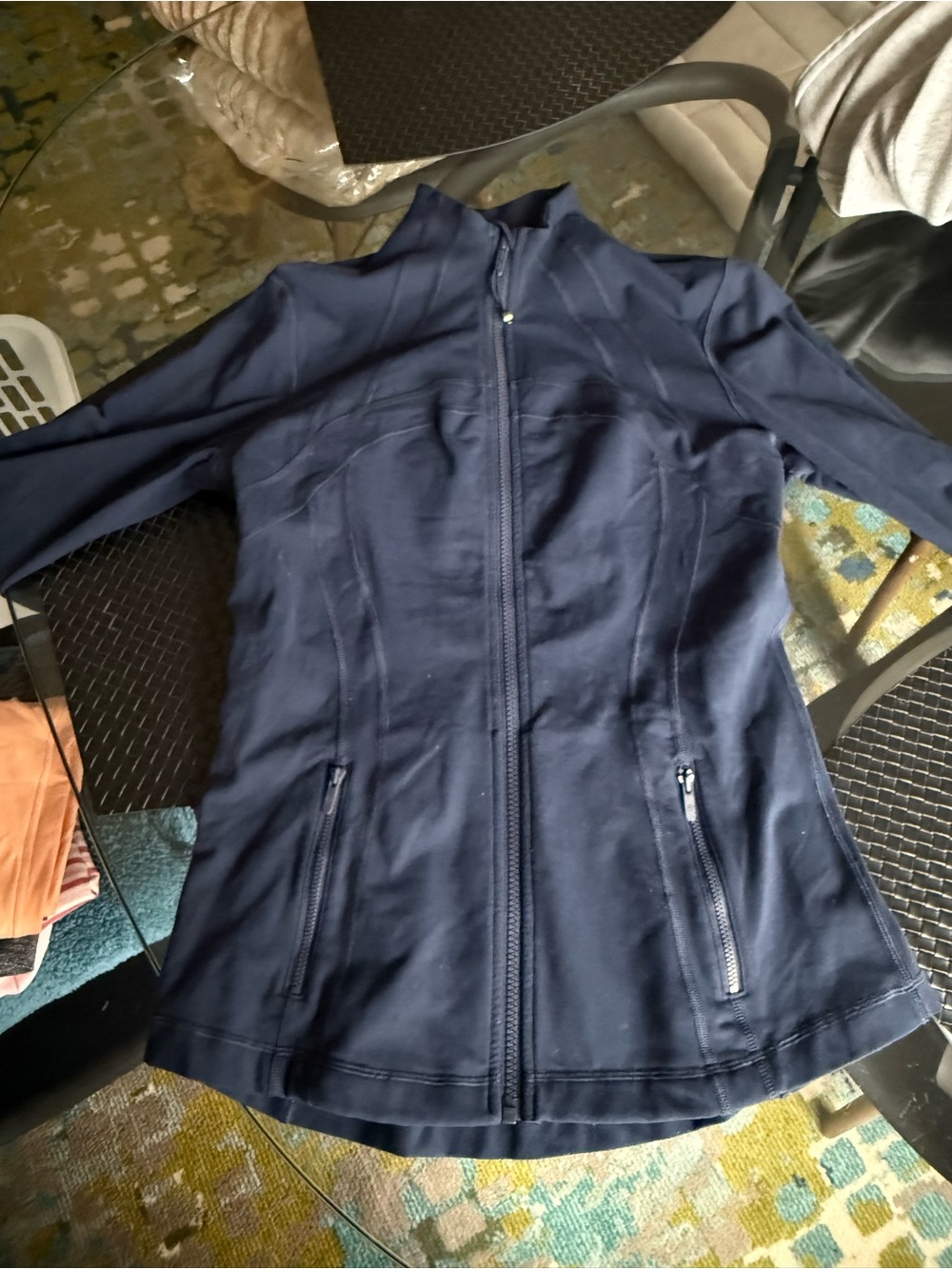 lululemon athletica Navy Full-Zip Utility Jacket